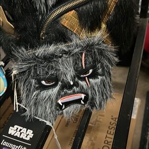 Star Wars Chewbacca Lounge Fly Furry Backpack and wallet 2pc set